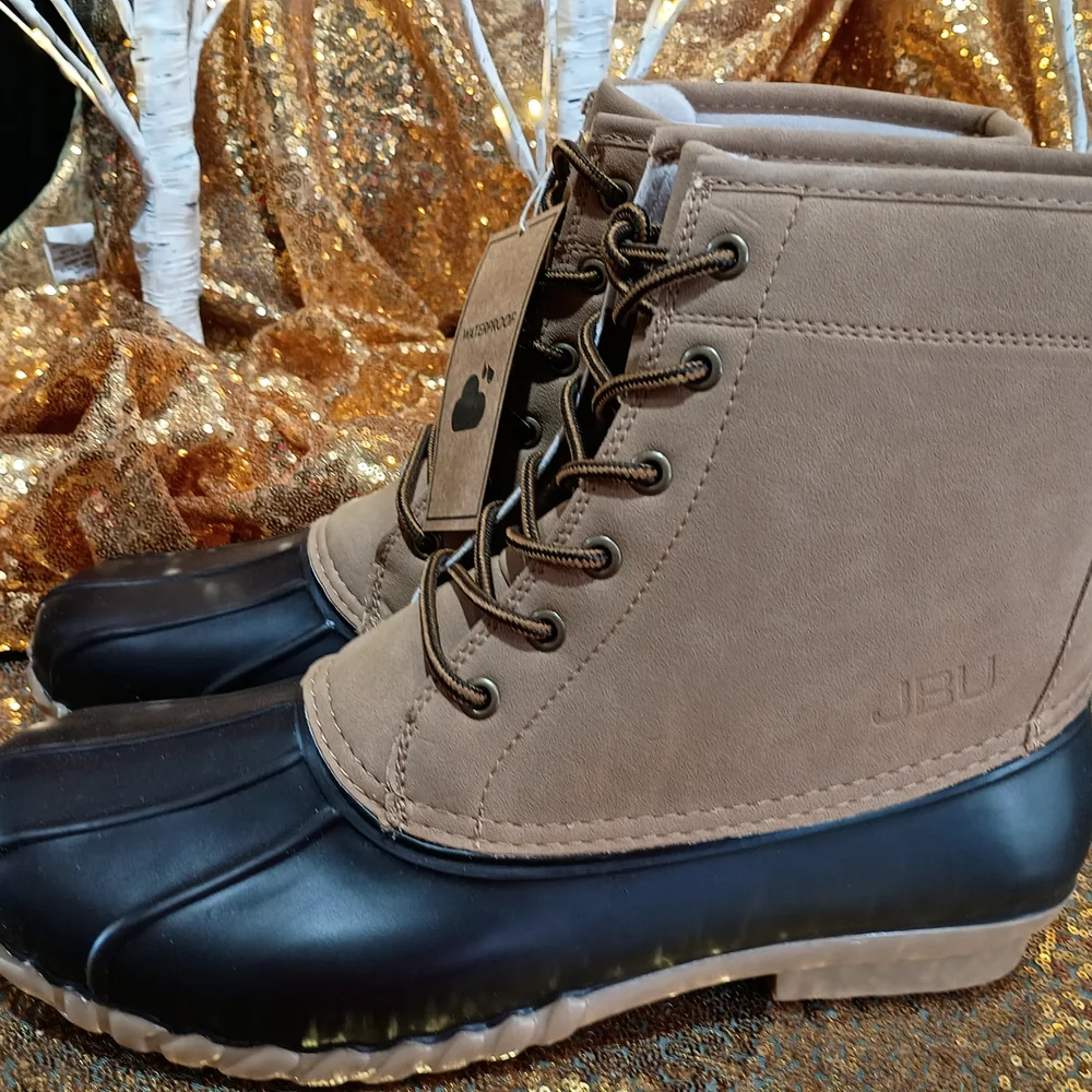 JBU Brown and Black Winter Boots